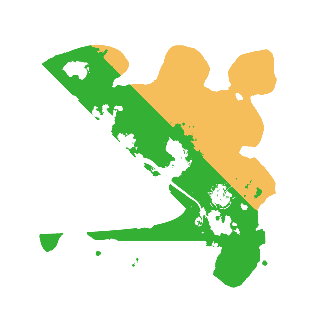 Biome Rust Map: Procedural Map, Size: 2500, Seed: 1002413842