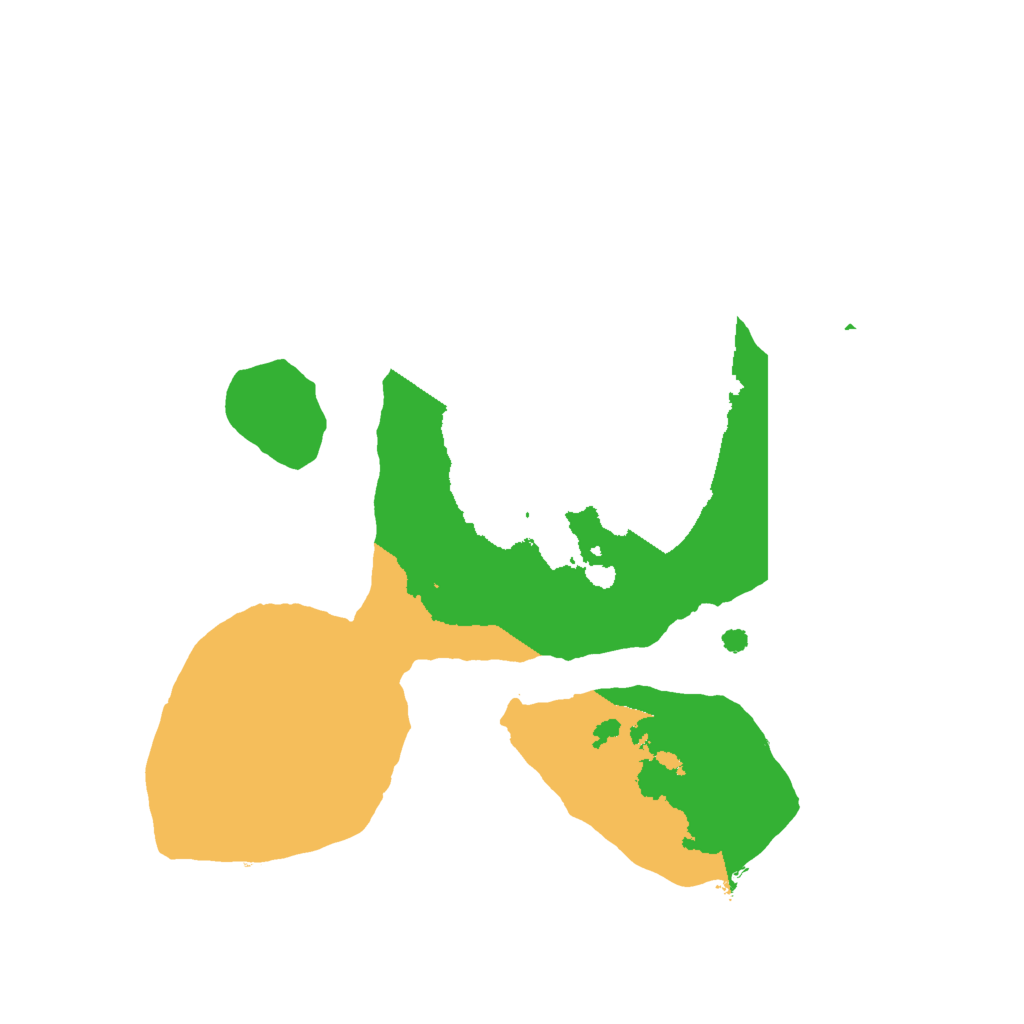 Biome Rust Map: Procedural Map, Size: 1650, Seed: 1238551