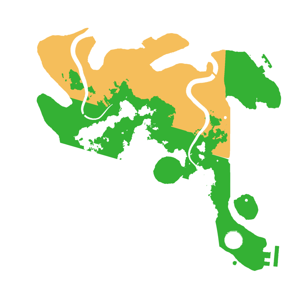 Biome Rust Map: Procedural Map, Size: 3000, Seed: 1643984792