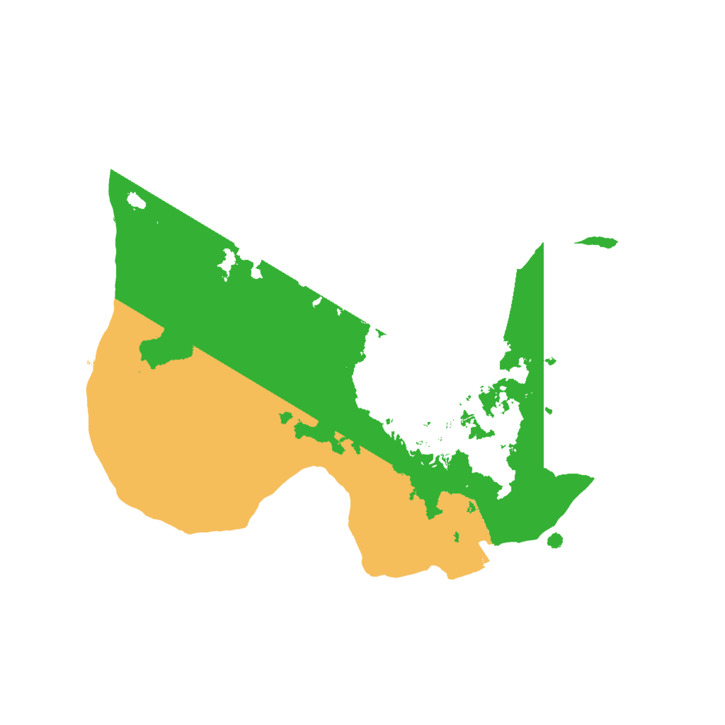 Biome Rust Map: Procedural Map, Size: 1900, Seed: 44005
