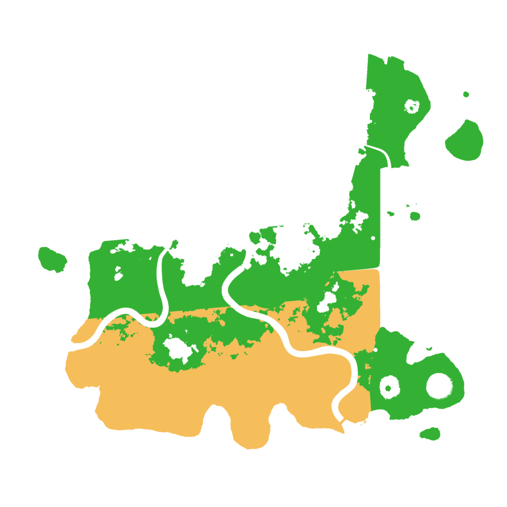 Biome Rust Map: Procedural Map, Size: 3500, Seed: 1482874152