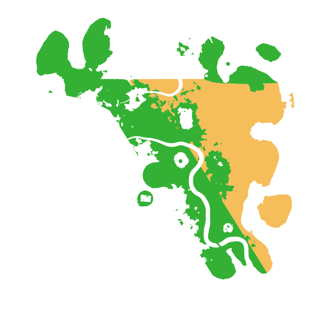 Biome Rust Map: Procedural Map, Size: 3250, Seed: 1517044317