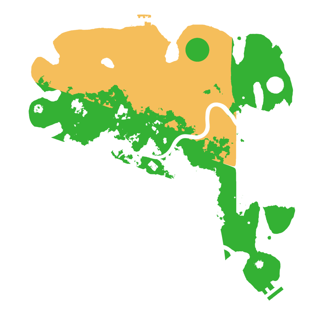 Biome Rust Map: Procedural Map, Size: 3500, Seed: 1640474325