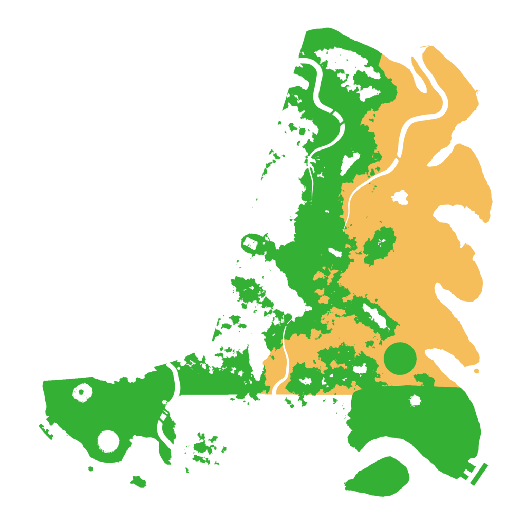 Biome Rust Map: Procedural Map, Size: 4250, Seed: 1556718826