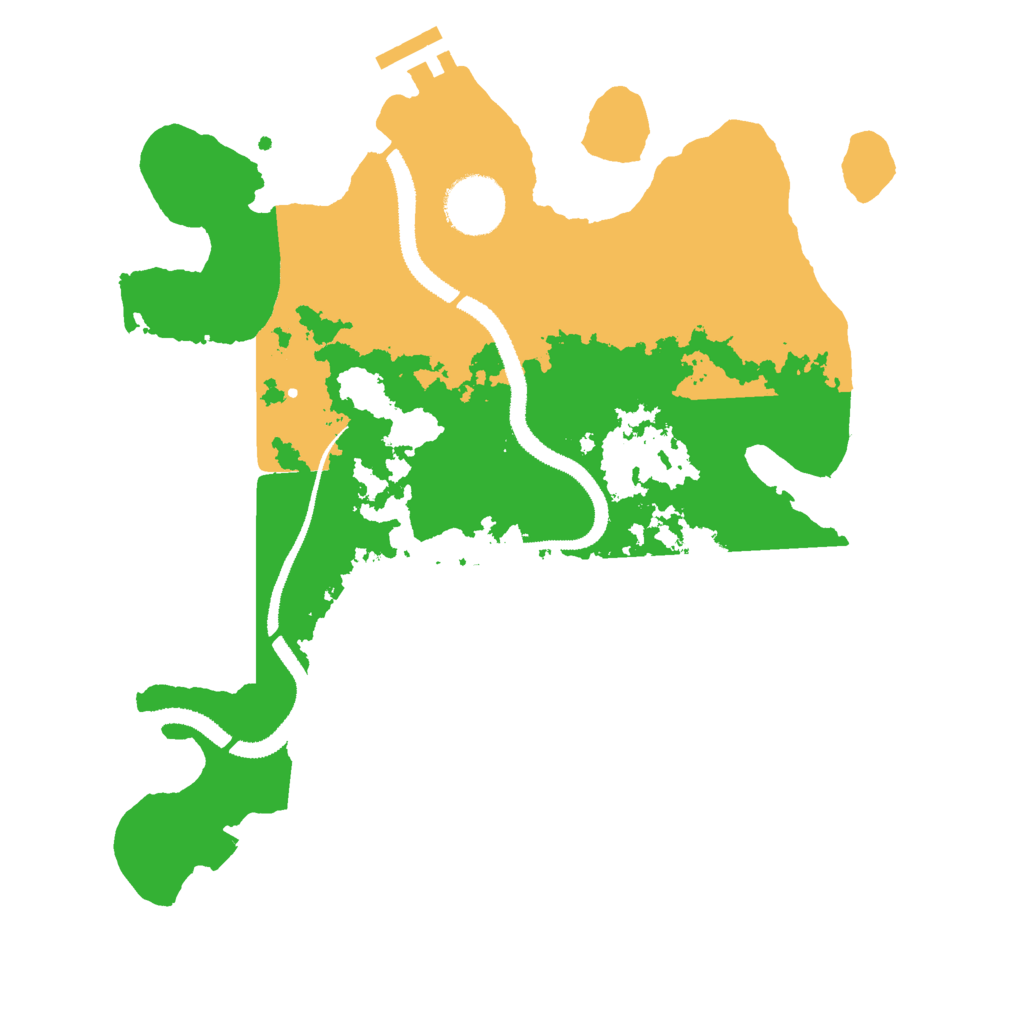 Biome Rust Map: Procedural Map, Size: 3000, Seed: 643840856