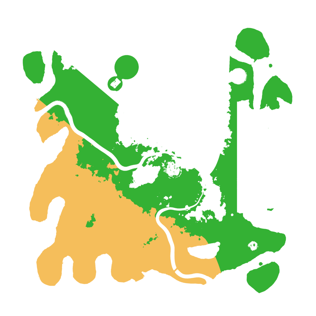 Biome Rust Map: Procedural Map, Size: 3500, Seed: 342126462