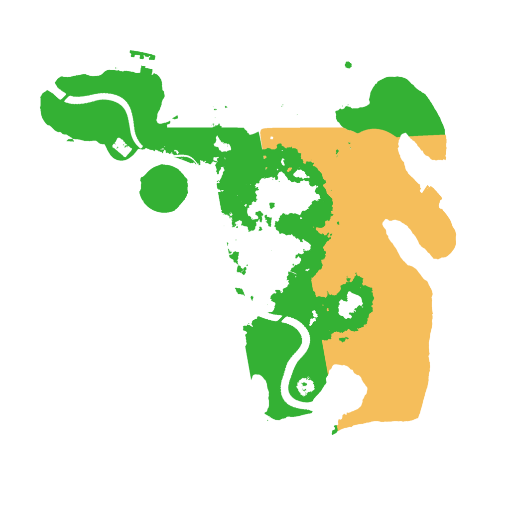 Biome Rust Map: Procedural Map, Size: 3000, Seed: 4490