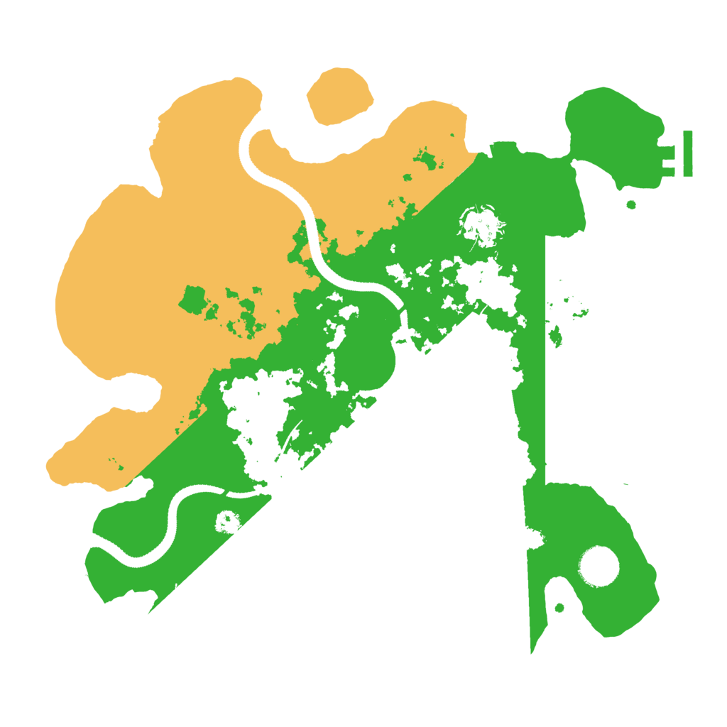 Biome Rust Map: Procedural Map, Size: 3200, Seed: 75902336