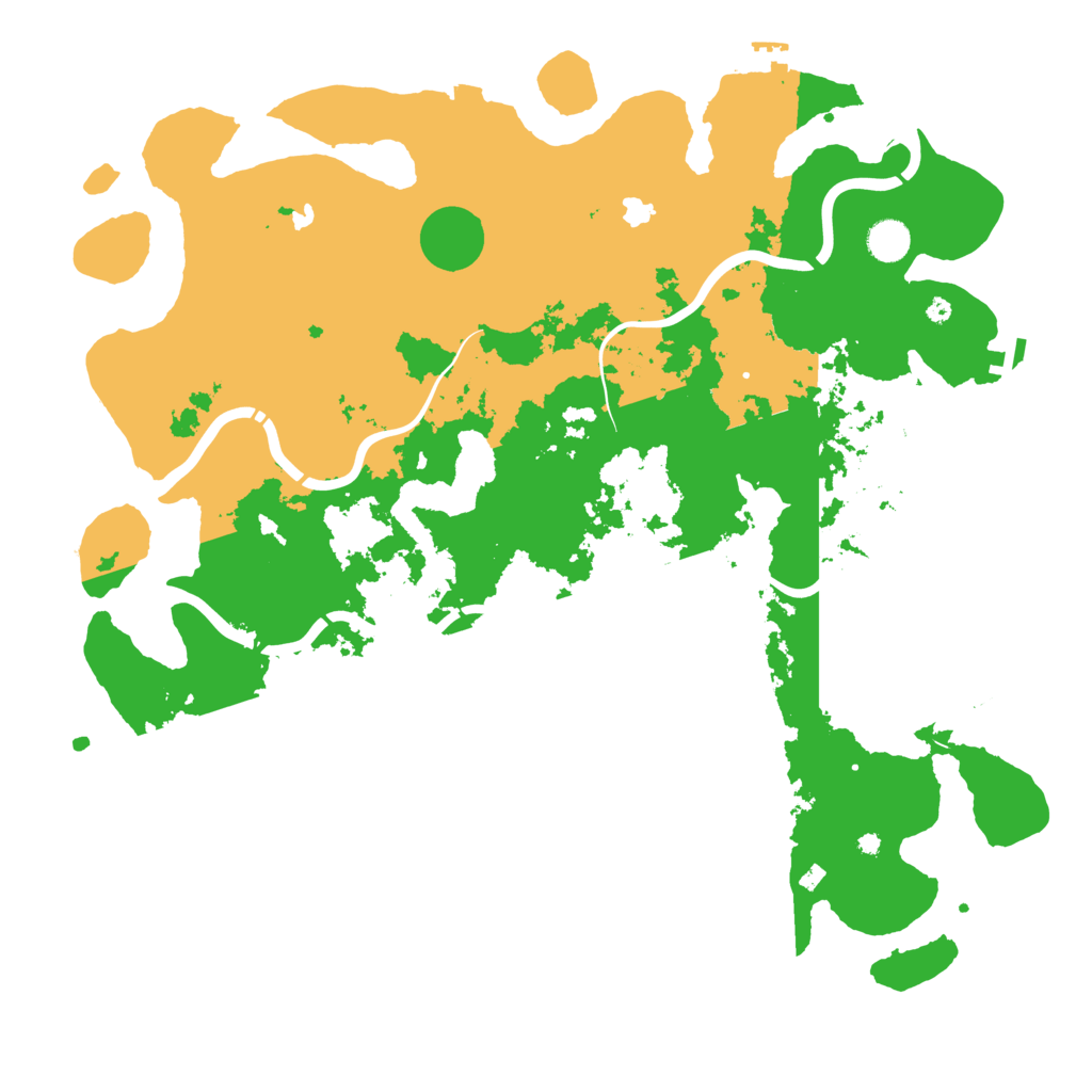 Biome Rust Map: Procedural Map, Size: 4500, Seed: 478603822