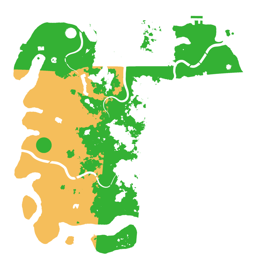 Biome Rust Map: Procedural Map, Size: 4500, Seed: 391648044