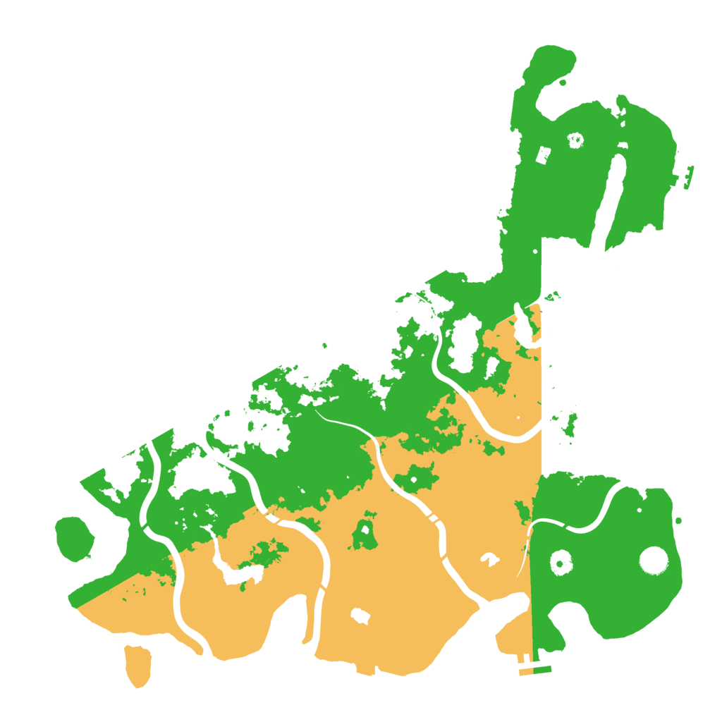 Biome Rust Map: Procedural Map, Size: 4500, Seed: 4576182