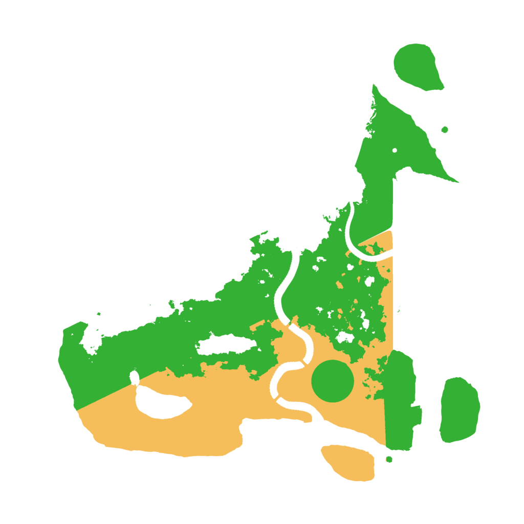 Biome Rust Map: Procedural Map, Size: 3250, Seed: 821649385