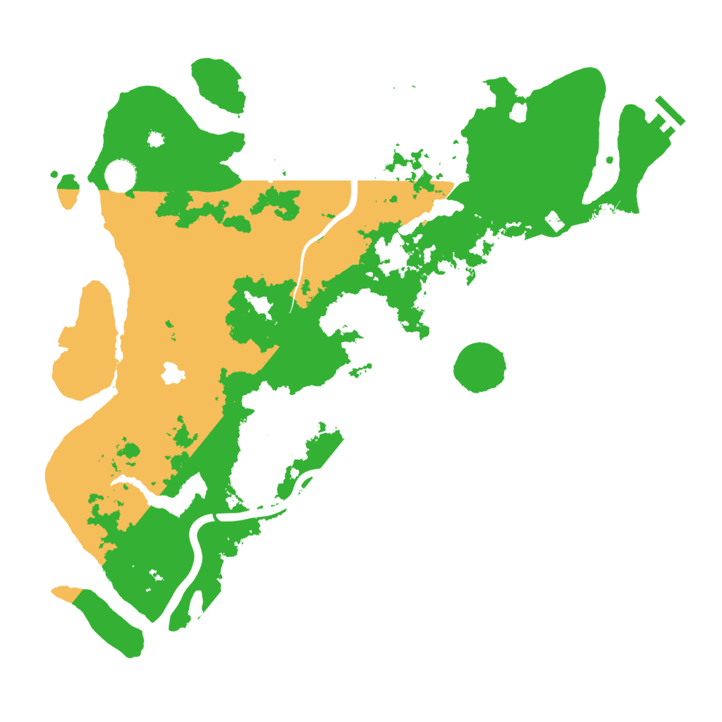 Biome Rust Map: Procedural Map, Size: 4000, Seed: 998157