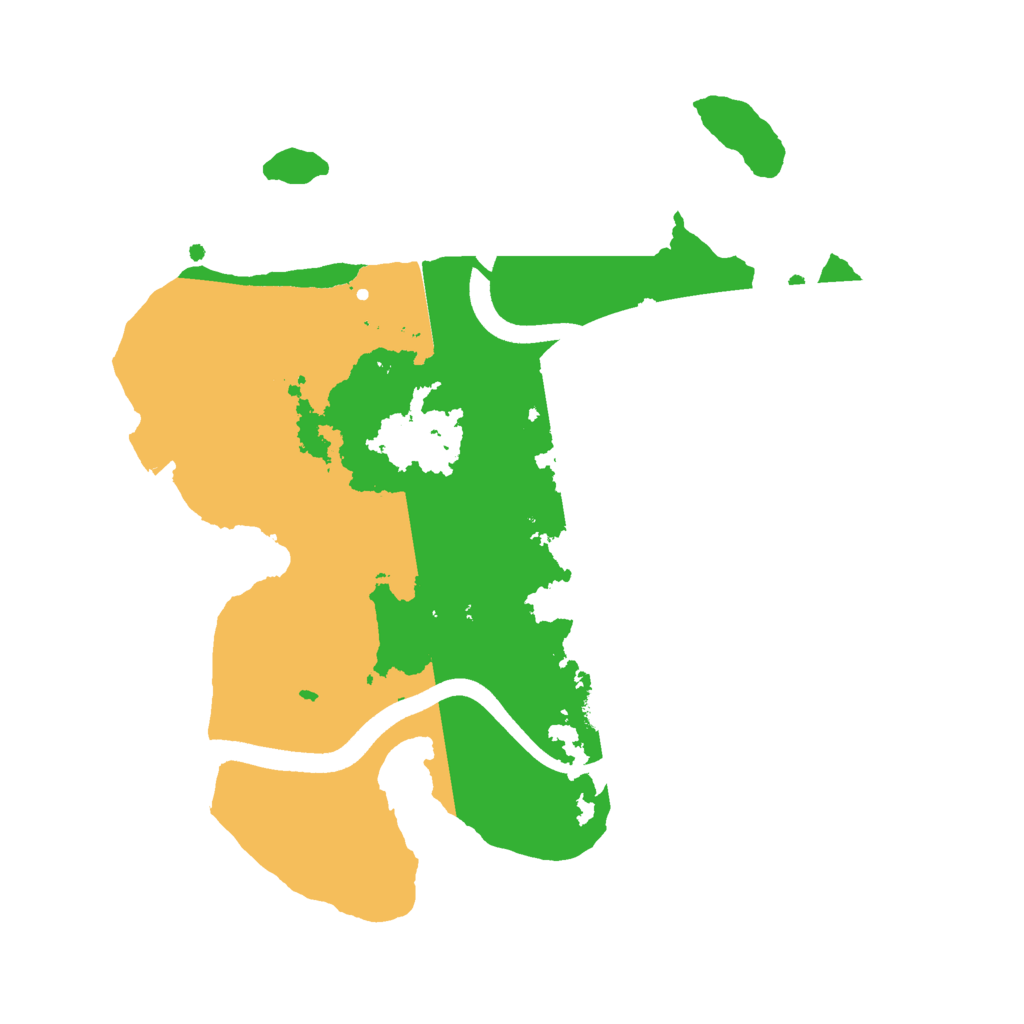 Biome Rust Map: Procedural Map, Size: 2500, Seed: 1317142625