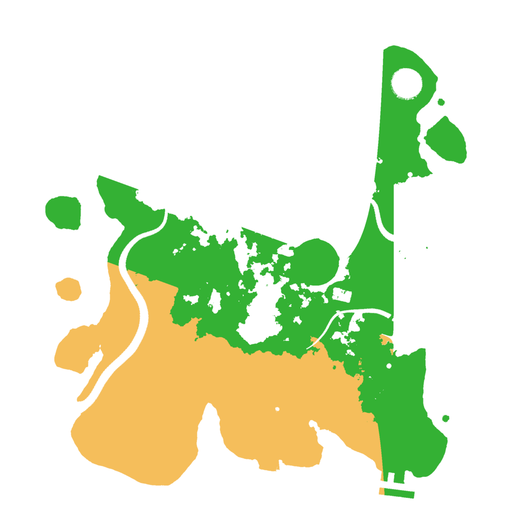 Biome Rust Map: Procedural Map, Size: 3000, Seed: 768116175