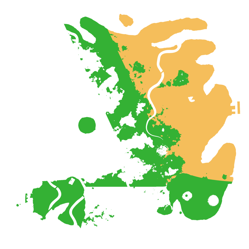 Biome Rust Map: Procedural Map, Size: 4050, Seed: 1390513408