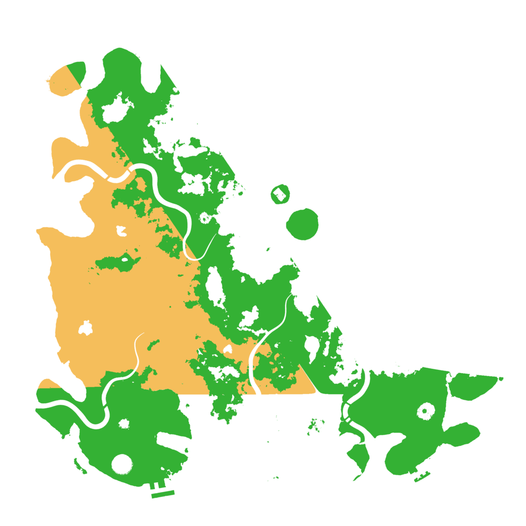 Biome Rust Map: Procedural Map, Size: 4600, Seed: 801228505