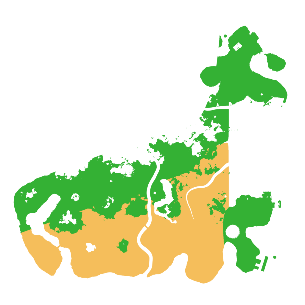 Biome Rust Map: Procedural Map, Size: 4000, Seed: 1553782544