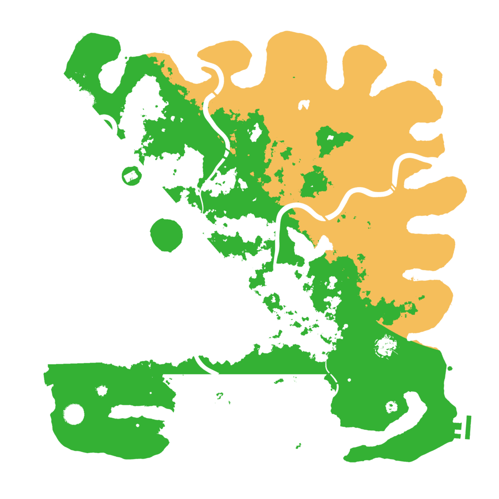 Biome Rust Map: Procedural Map, Size: 4250, Seed: 6284916
