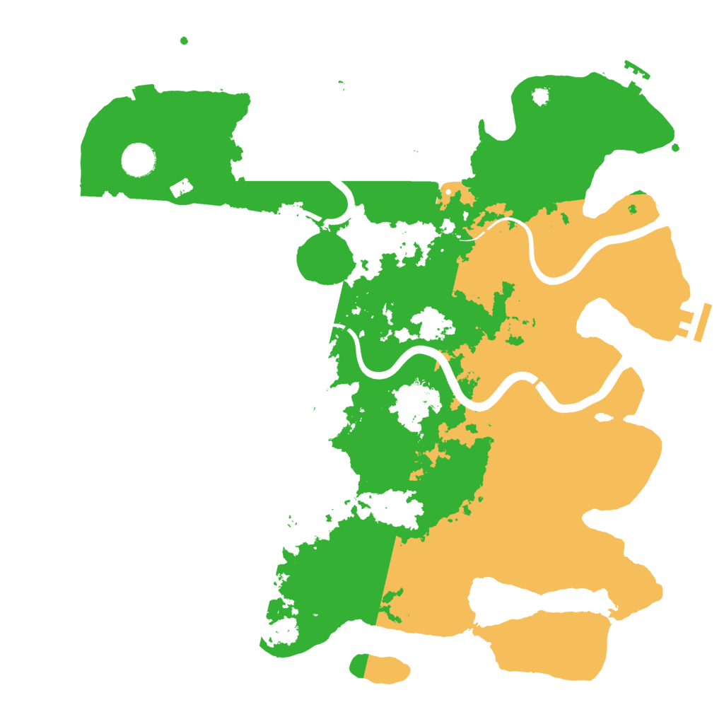 Biome Rust Map: Procedural Map, Size: 3750, Seed: 975297