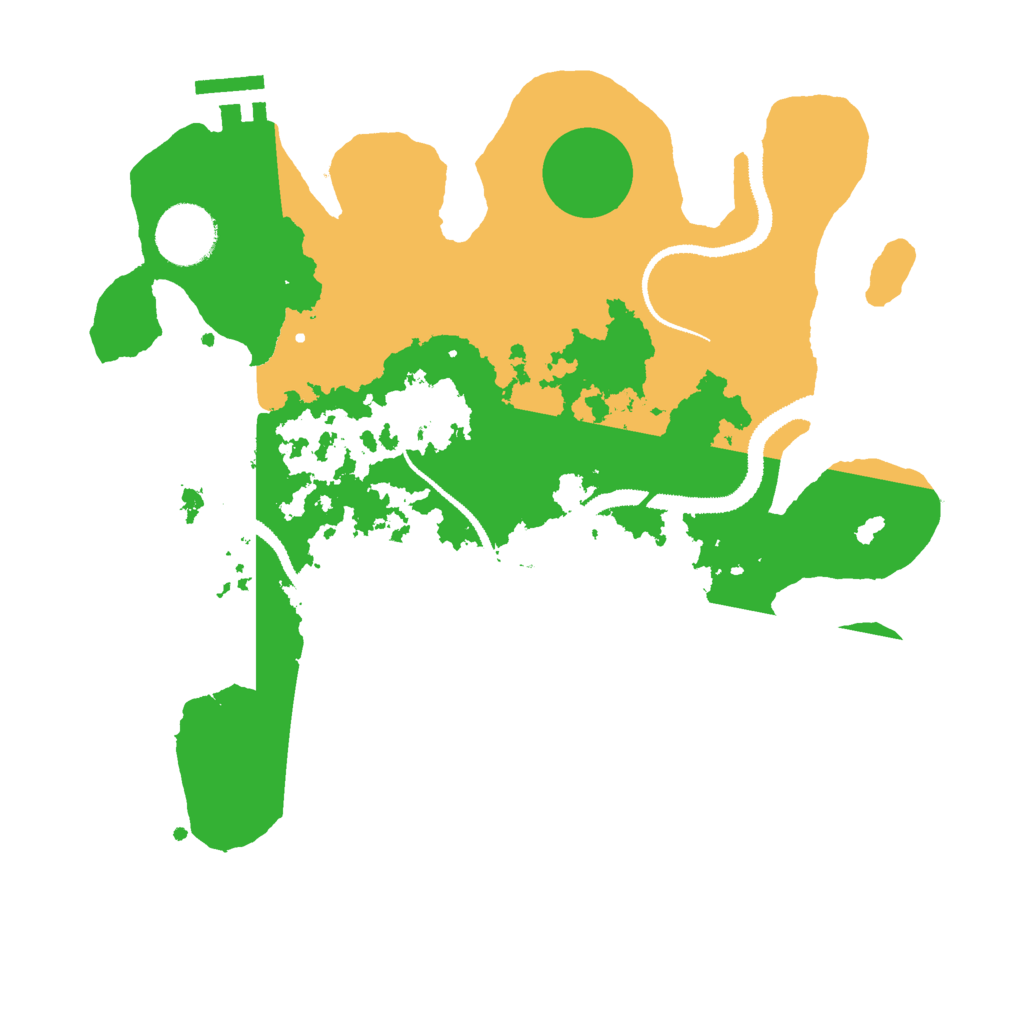Biome Rust Map: Procedural Map, Size: 3000, Seed: 14249142