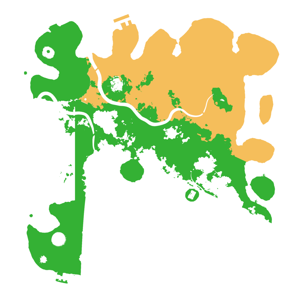 Biome Rust Map: Procedural Map, Size: 3750, Seed: 424915