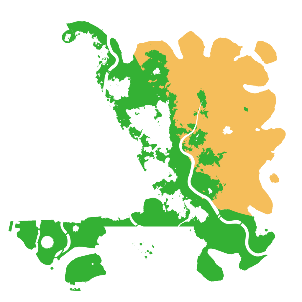 Biome Rust Map: Procedural Map, Size: 4250, Seed: 194463205