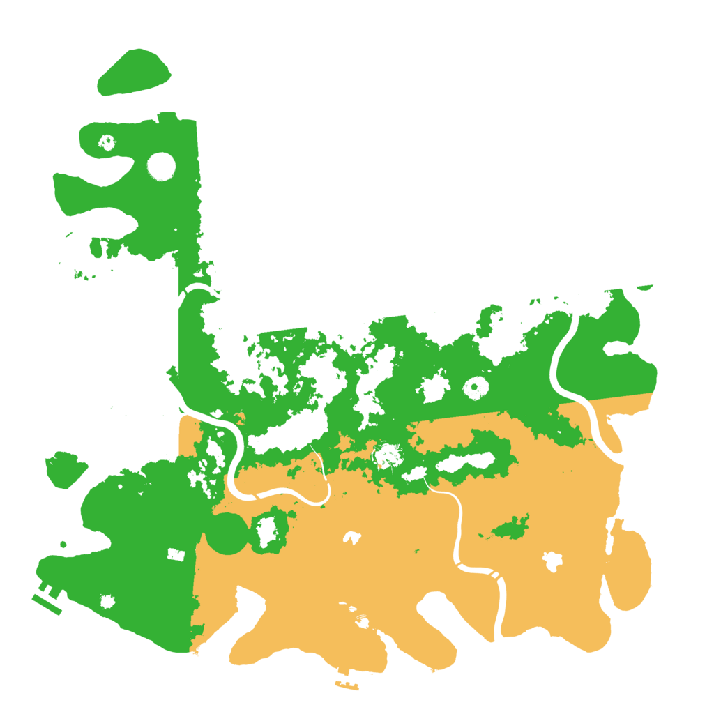 Biome Rust Map: Procedural Map, Size: 4500, Seed: 726033589