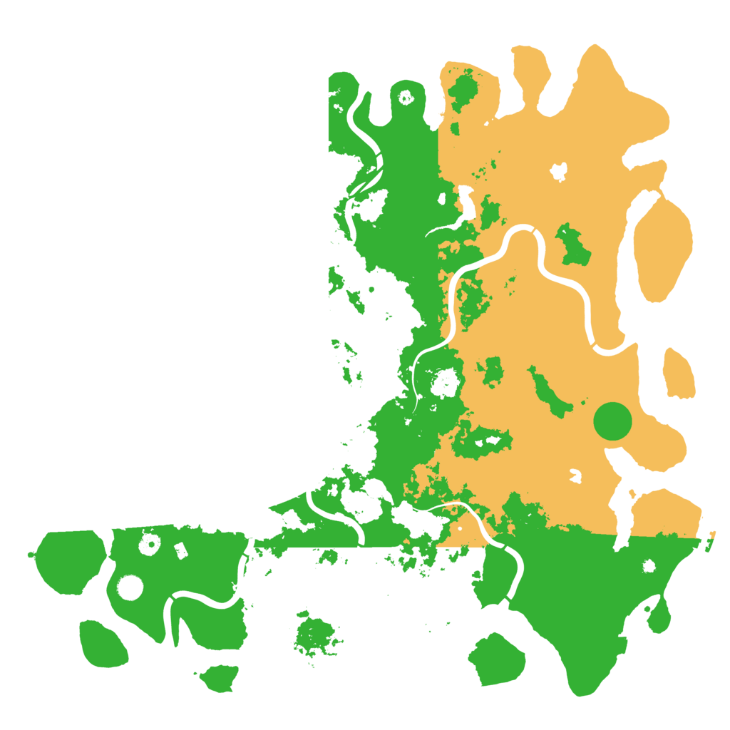 Biome Rust Map: Procedural Map, Size: 5000, Seed: 1425907108
