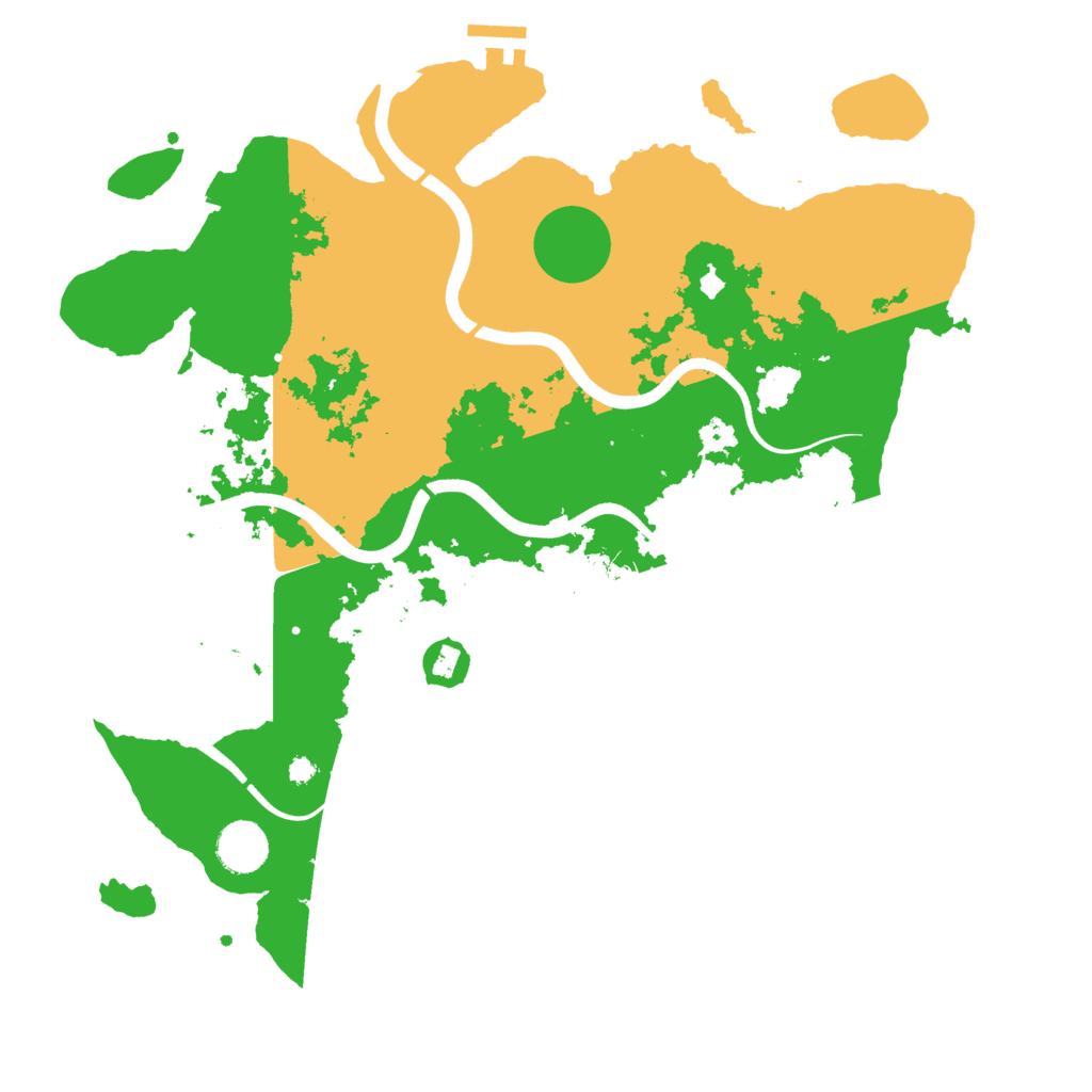 Biome Rust Map: Procedural Map, Size: 3750, Seed: 1691244699