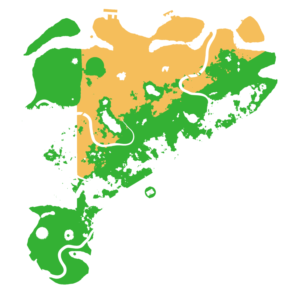 Biome Rust Map: Procedural Map, Size: 4500, Seed: 295454
