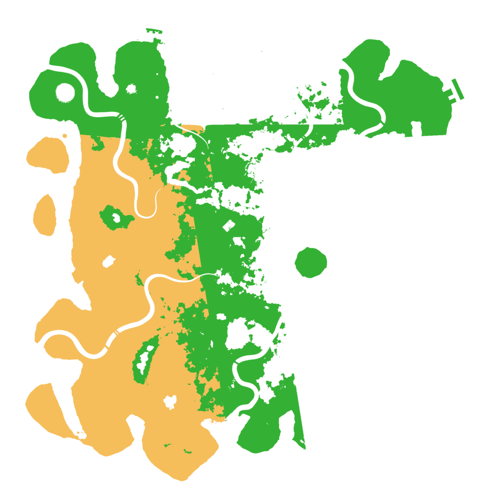 Biome Rust Map: Procedural Map, Size: 4600, Seed: 1109193198