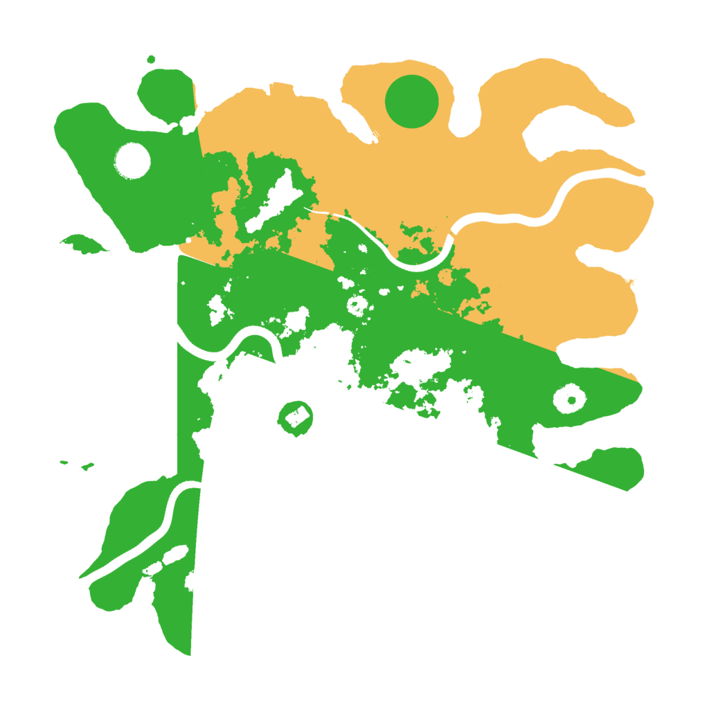 Biome Rust Map: Procedural Map, Size: 3500, Seed: 1588552100