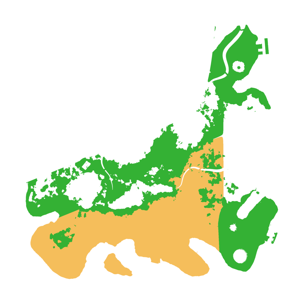 Biome Rust Map: Procedural Map, Size: 3800, Seed: 127463521