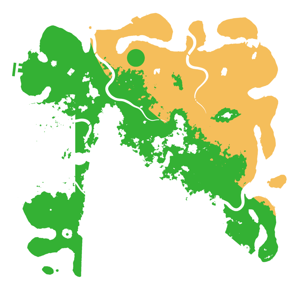 Biome Rust Map: Procedural Map, Size: 4500, Seed: 1999215941