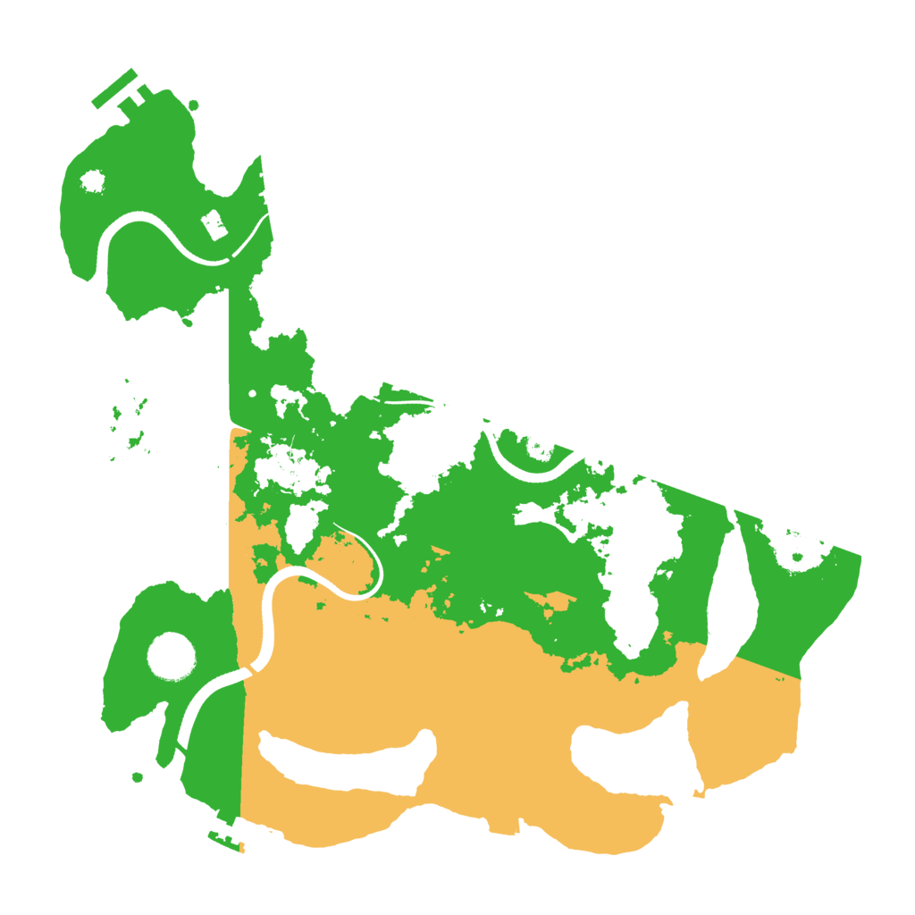 Biome Rust Map: Procedural Map, Size: 3500, Seed: 1799843488