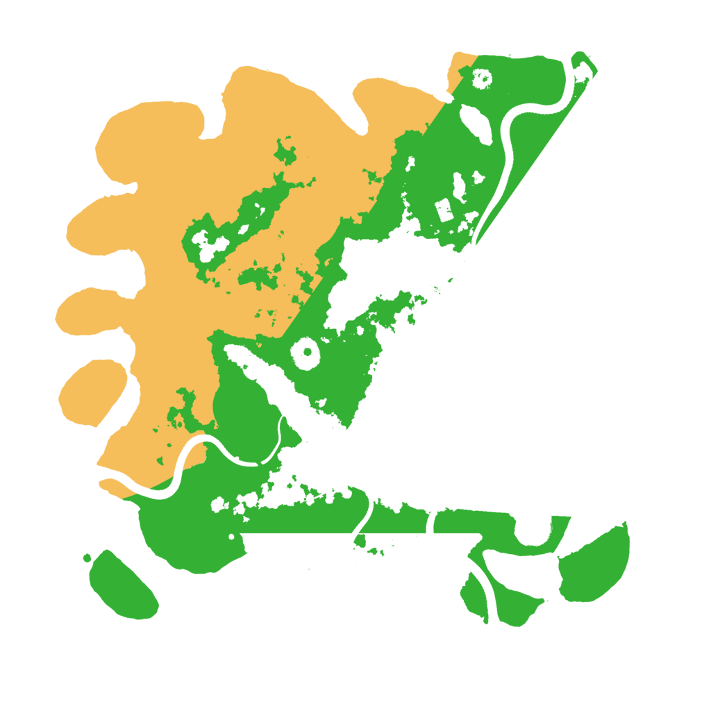 Biome Rust Map: Procedural Map, Size: 3500, Seed: 1321894319
