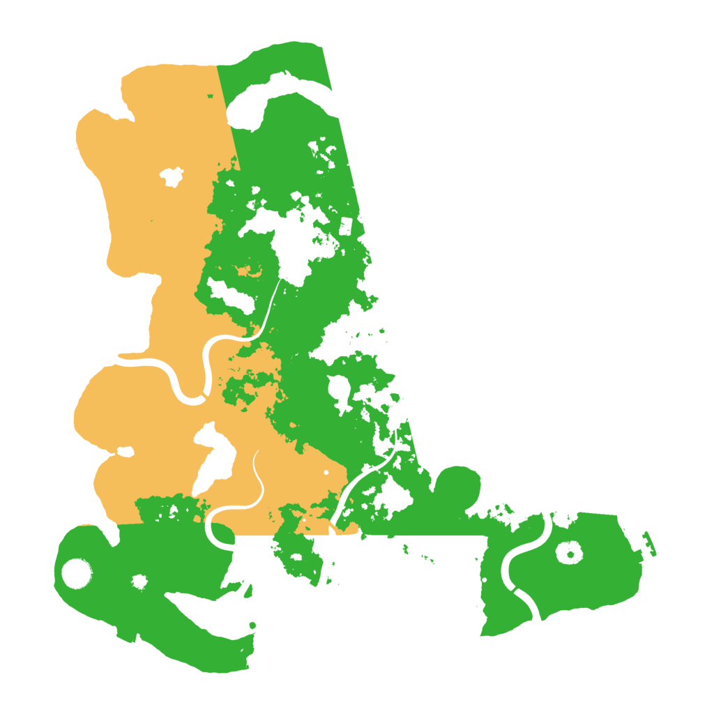 Biome Rust Map: Procedural Map, Size: 4200, Seed: 30090000