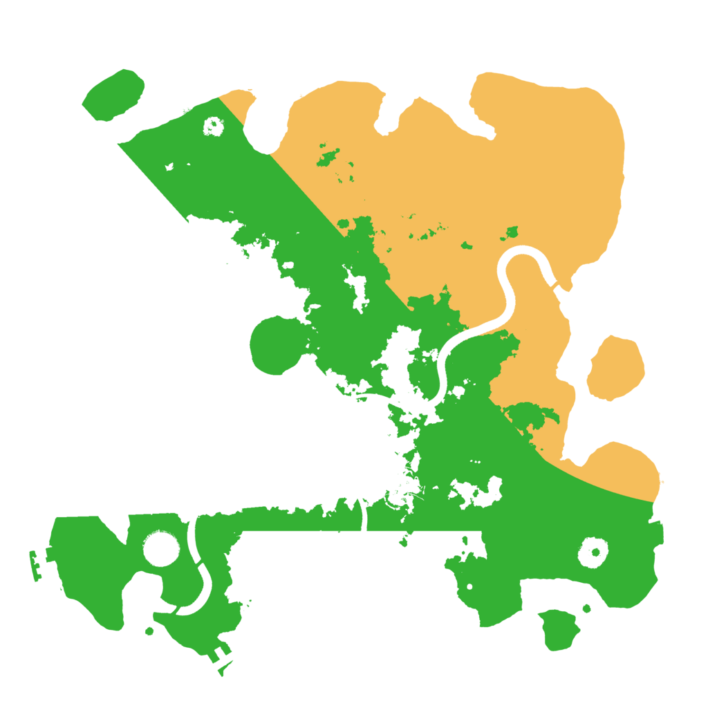 Biome Rust Map: Procedural Map, Size: 3500, Seed: 1865414561