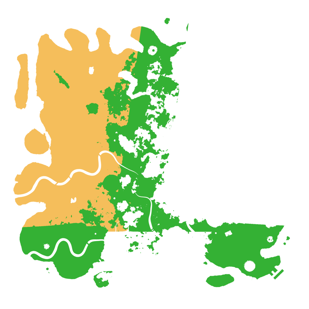 Biome Rust Map: Procedural Map, Size: 5000, Seed: 2893540