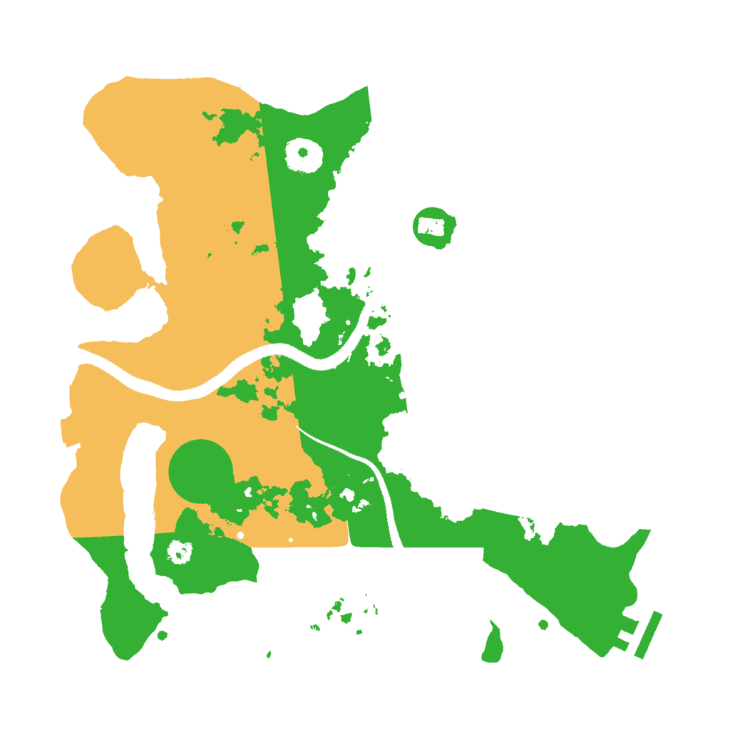 Biome Rust Map: Procedural Map, Size: 3000, Seed: 1997655594