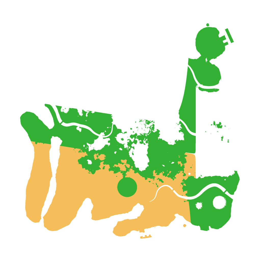 Biome Rust Map: Procedural Map, Size: 3500, Seed: 215056941