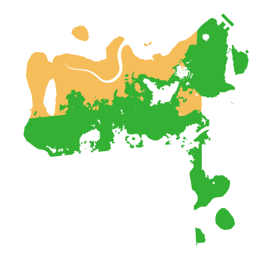 Biome Rust Map: Procedural Map, Size: 3500, Seed: 47239