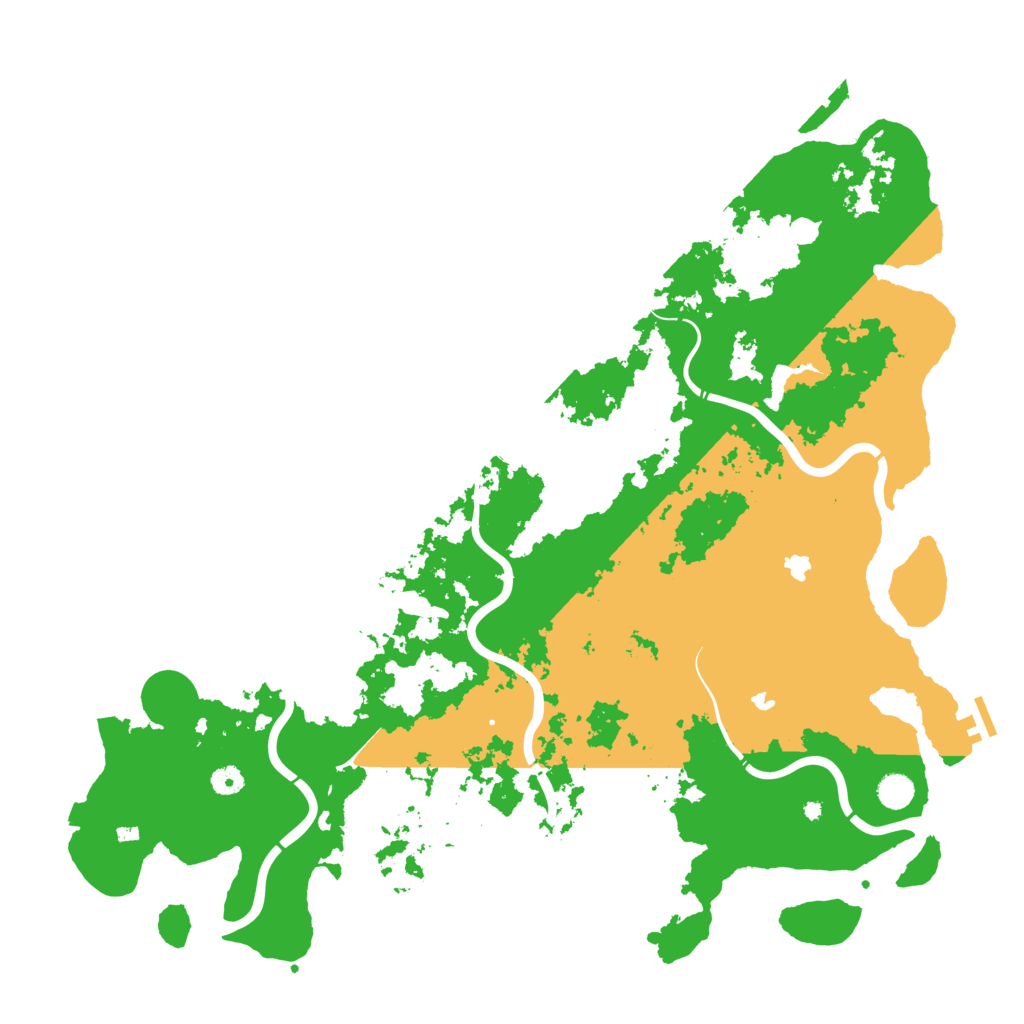 Biome Rust Map: Procedural Map, Size: 5000, Seed: 1276593584