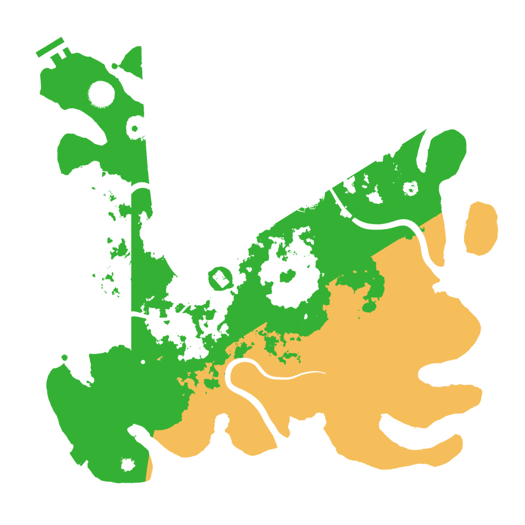 Biome Rust Map: Procedural Map, Size: 3500, Seed: 591026867