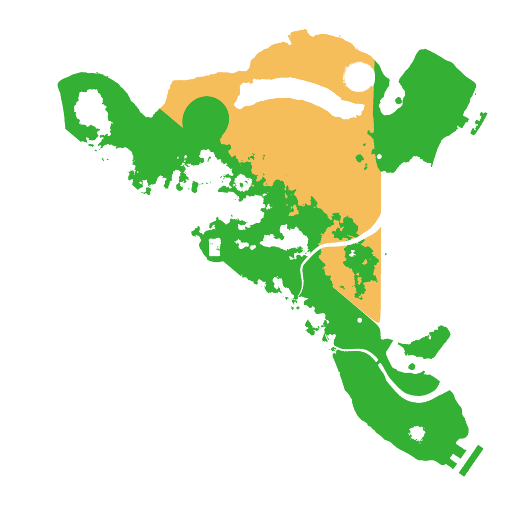 Biome Rust Map: Procedural Map, Size: 3000, Seed: 563441590