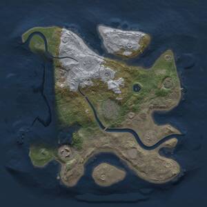 Thumbnail Rust Map: Procedural Map, Size: 2650, Seed: 244998967, 7 Monuments