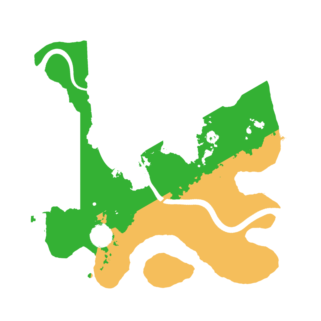 Biome Rust Map: Procedural Map, Size: 2650, Seed: 244998967