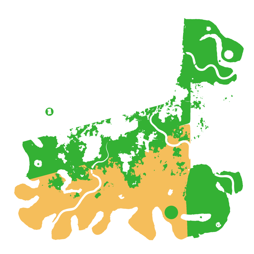 Biome Rust Map: Procedural Map, Size: 5000, Seed: 66736