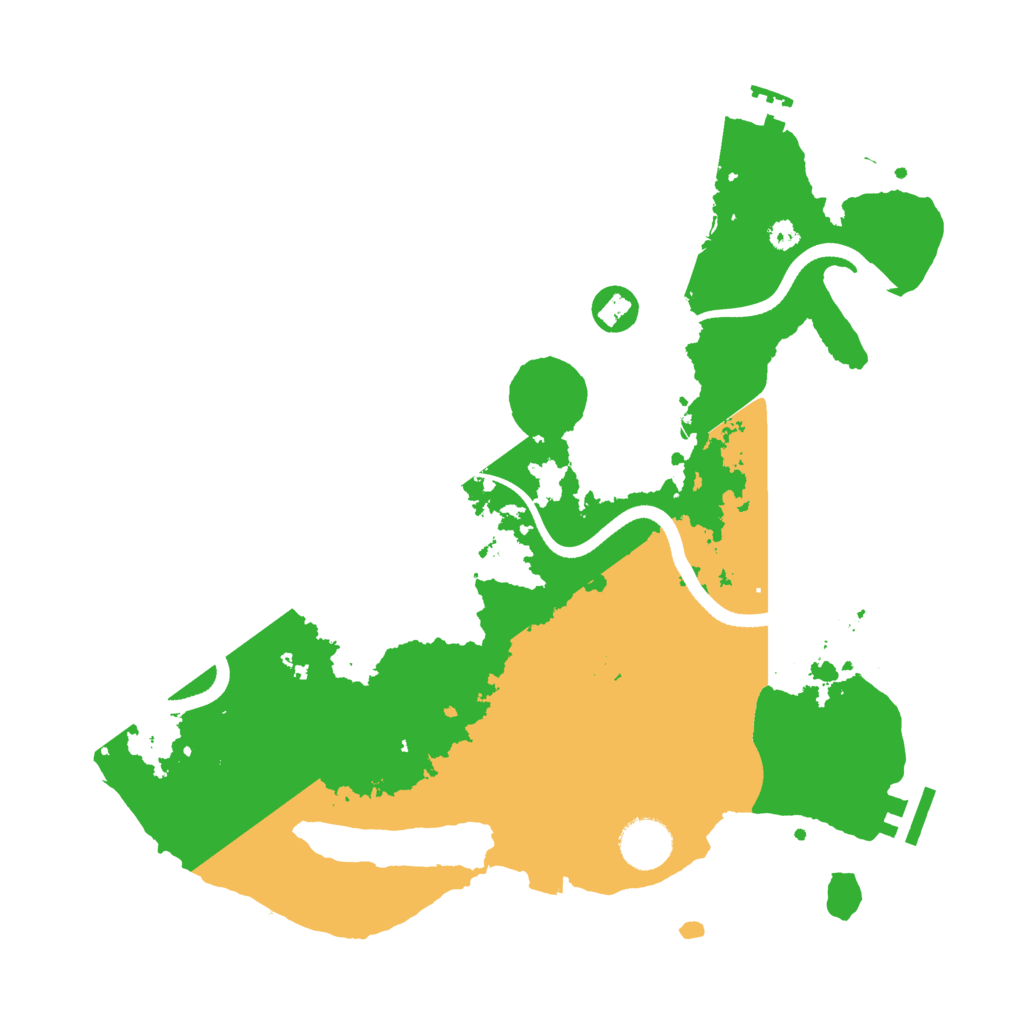 Biome Rust Map: Procedural Map, Size: 3500, Seed: 312111746